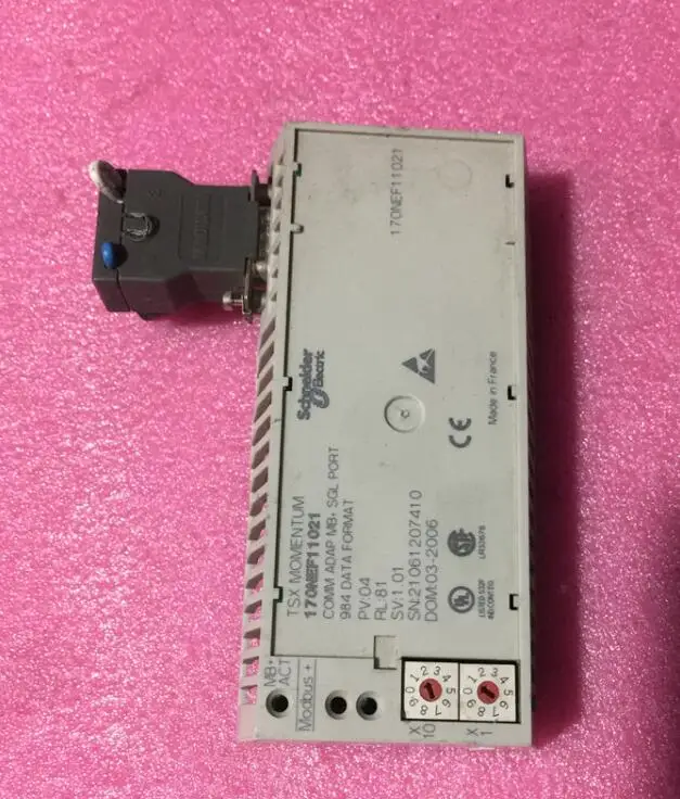 

Модуль PLC 170NEF11021, инвертор; Использованный, 85% новый внешний вид; 3 месяца гарантии, бесплатная доставка