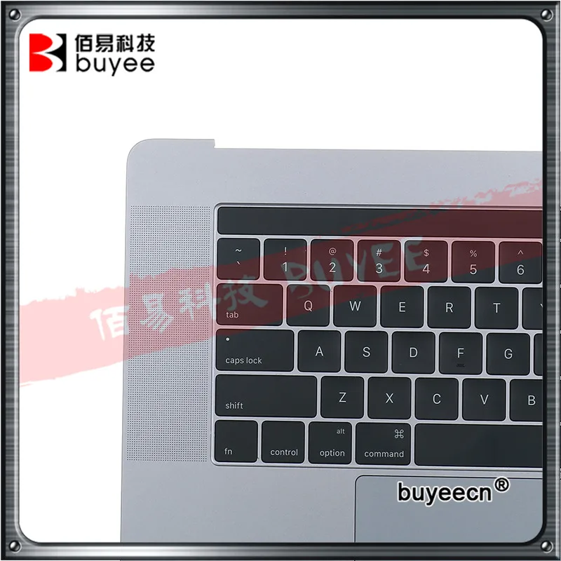 Оригинальный A1707 Верхний корпус для Macbook Pro Retina 15 дюймов Palmrest Top case US клавиатура + трекпад + сенсорная панель Silver Gray on.