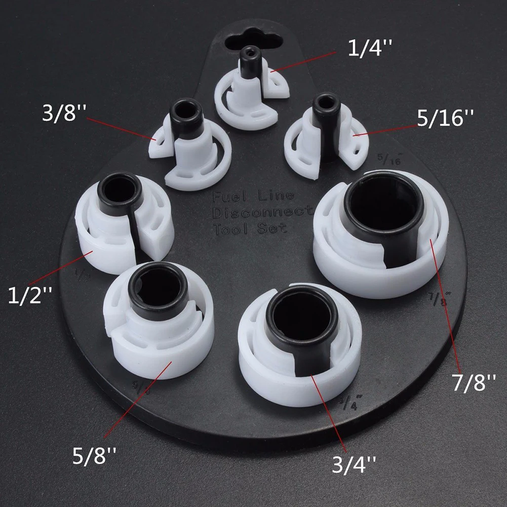 

Quick Connecting Sleeves Air Condition A/C Oil Fuel Line Disconnect Tool 7Pcs-25