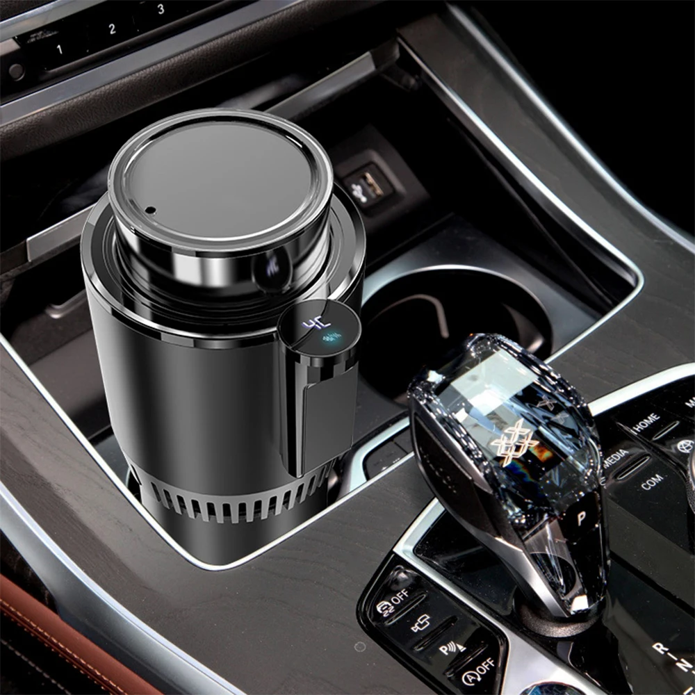 

2-in-1 Car Heating Cooling Cup DC 12V Car Office Cup Warmer Cooler Smart Car Cup Mug Holder Tumbler Cooling Beverage Drinks Cans