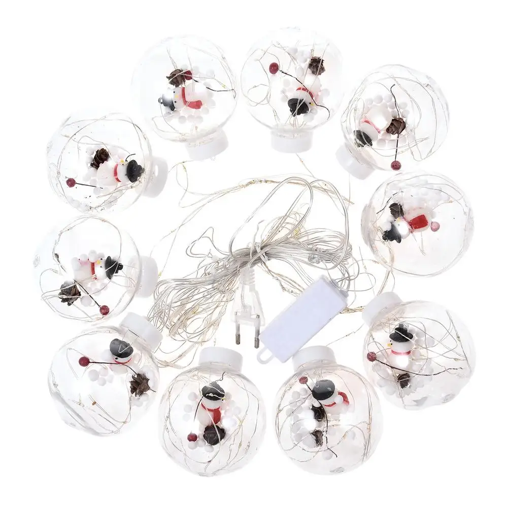 

Extra-Long Ball String Lights Unique Atmosphere Warm Soft Christmas Tree Decoration Lights For Indoor Outdoor Decoration