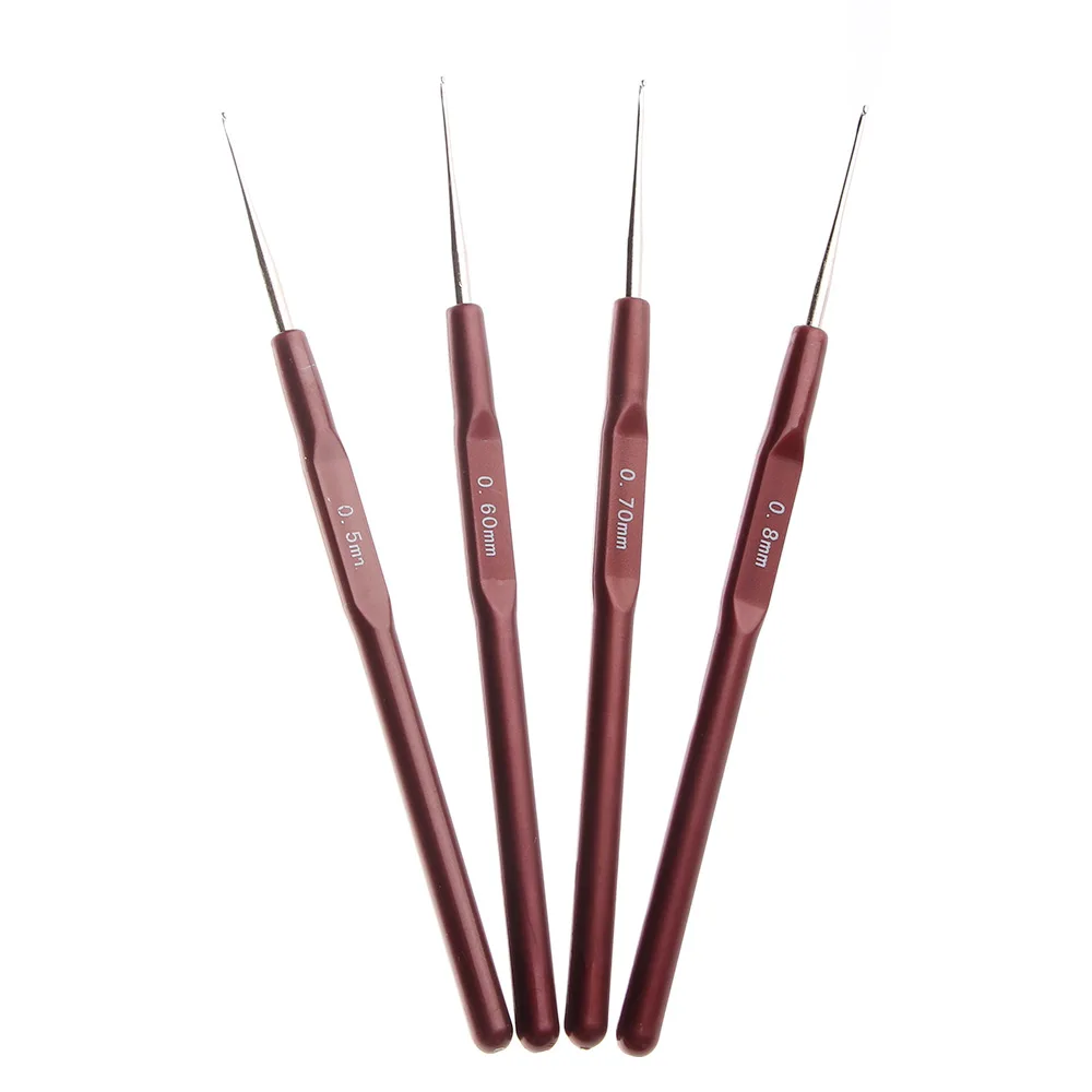 1 шт. игла для вязания крючком микро-Крючок изготовления плетения дредов