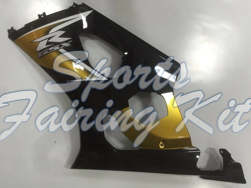 Обтекатель для GSXR 1000 2003 2004 K3 черный золотой бодикон боди Suzuki GSXR1000 04|Полные