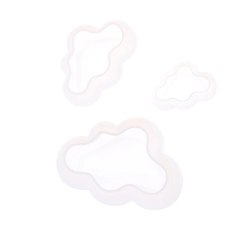 Силиконовая форма в форме облака 3 шт. формы для литья смолы мыла свечи поделок из
