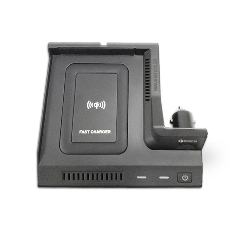 

10W Charger Pad 12V Car QI Console Wireless Phone Charger Pad New Durable