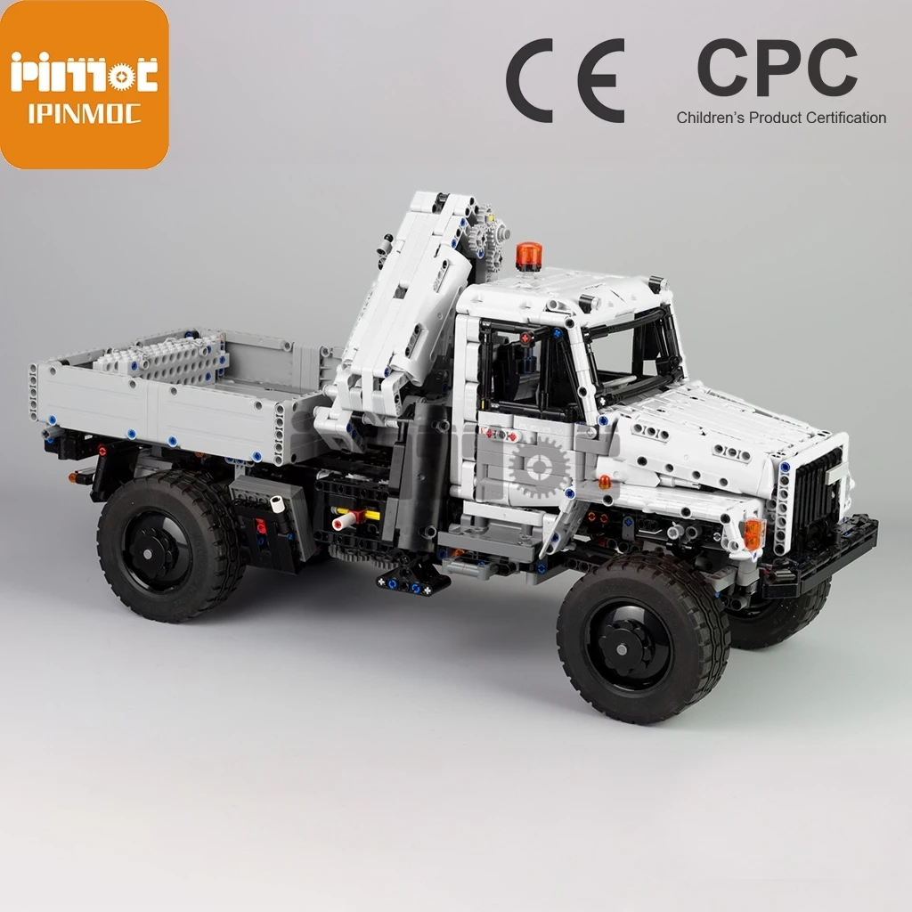 

moc-40482 Science and technology building block cross country engineering truck mounted toy boy's birthday present