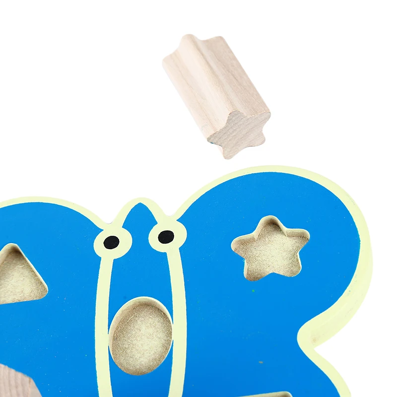 

Kids Children Early Eductional Toys Butterfly Baby Montessori Wooden Shape Sorter Baby Cognitive And Matching Building Blocks