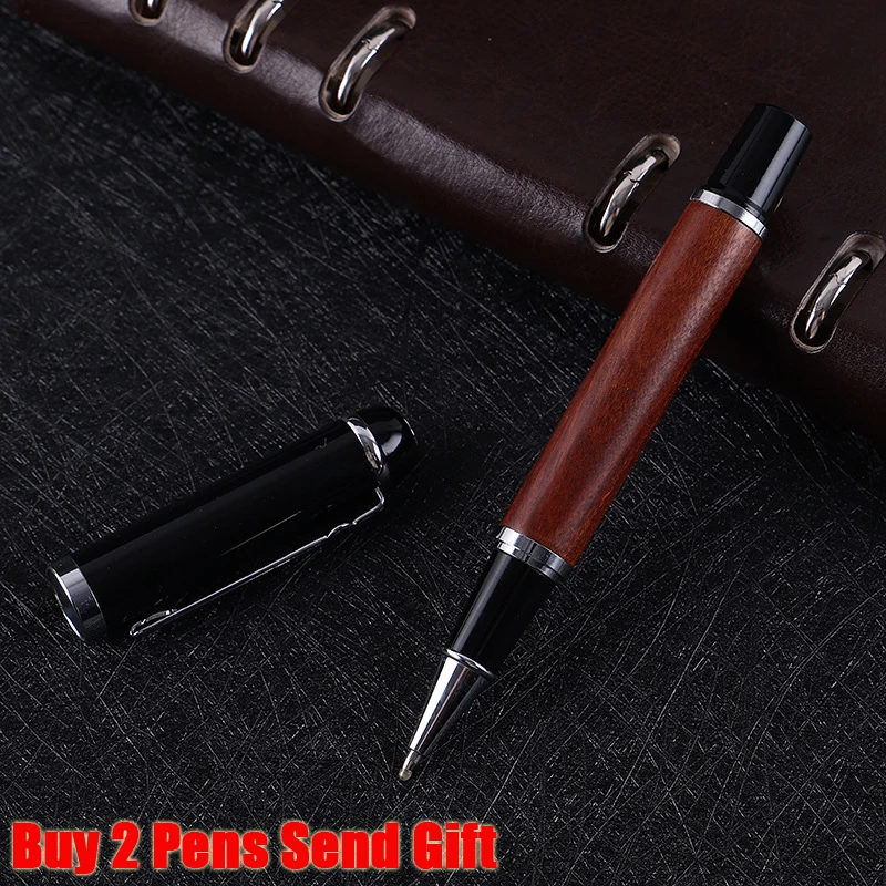 089 Roller Pen Хорошее качество, роскошная перьевая ручка из палисандра, деловая перьевая ручка для руководителя, ручка для подписи, купить 2 ручки, отправить подарок - Цвет: 089 Roller Pen