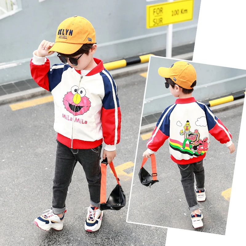 Детская куртка для мальчиков сезон весна-осень 2019 года Эксклюзивная одежда