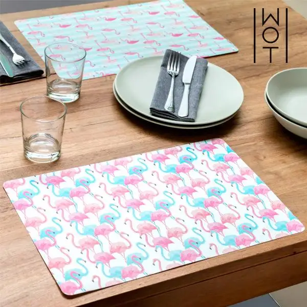 Вагон тренд Фламинго коврик для стола|Столовые салфетки| |