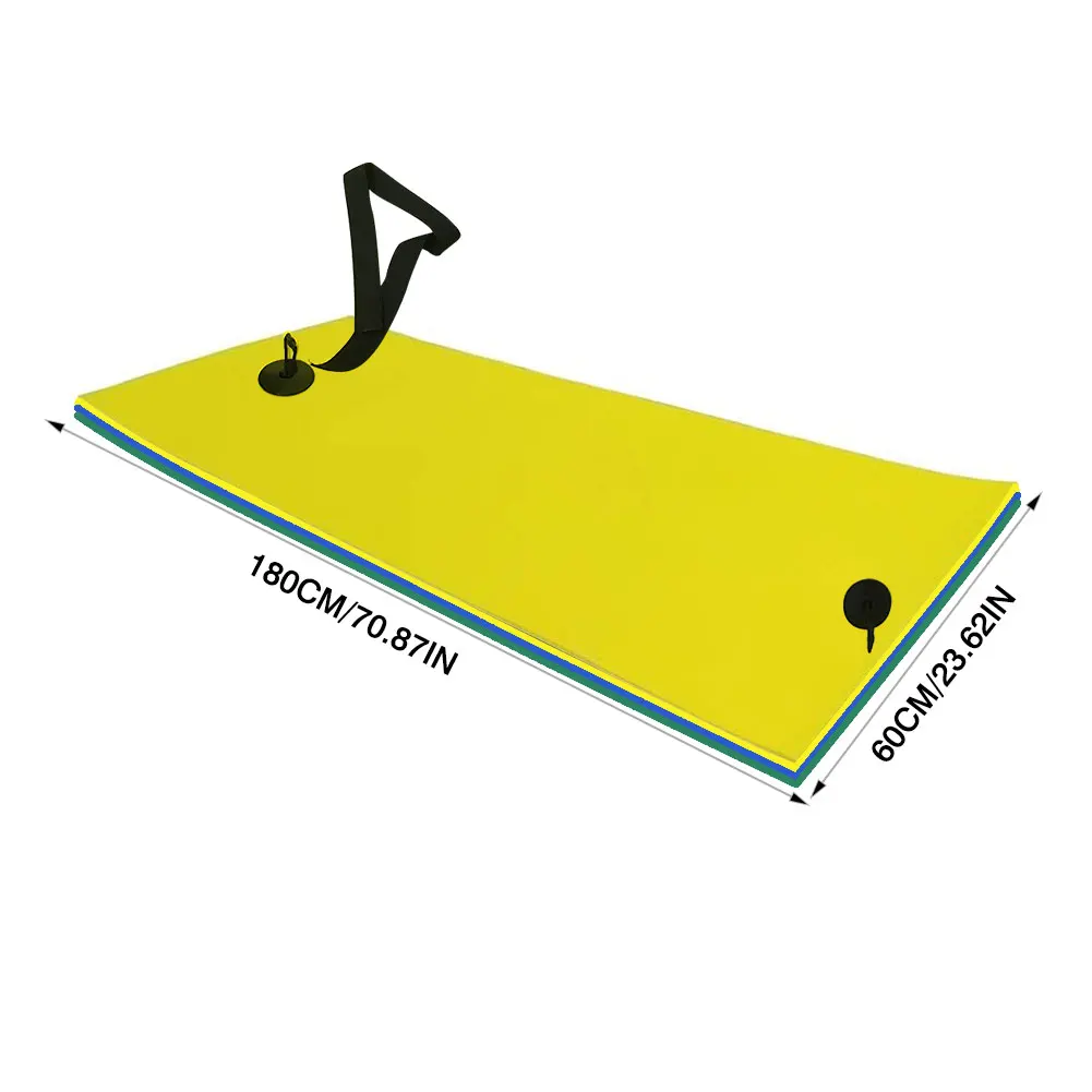 

180CMx60x3.5CM Pool Float Water Blanket XPE Material Water Hammock Floating Mat For Sunbathing Water Games Sports Picnics