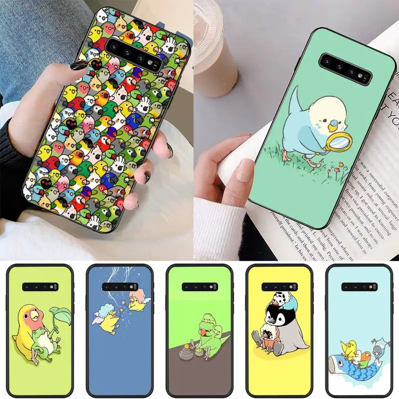 

Animal Bird Story Phone Case For Samsung Galaxy S6 S7 Edge Plus S8 S9 S20Plus S20ULTRA S10lite 2020 S10 Case