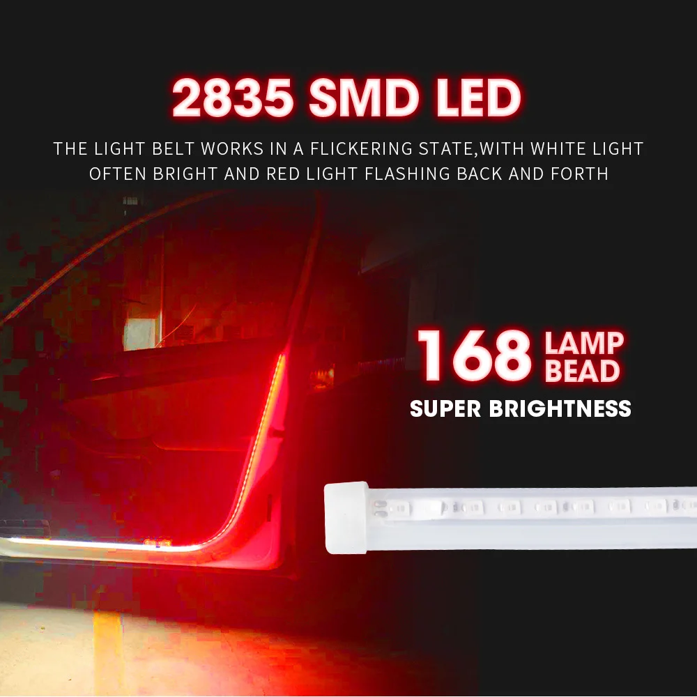

Car Door Opening Warning LED Lights Welcome Decor Lamp Strips Anti Rear-end Collision Safety Universal Car Light 2pcs/lot