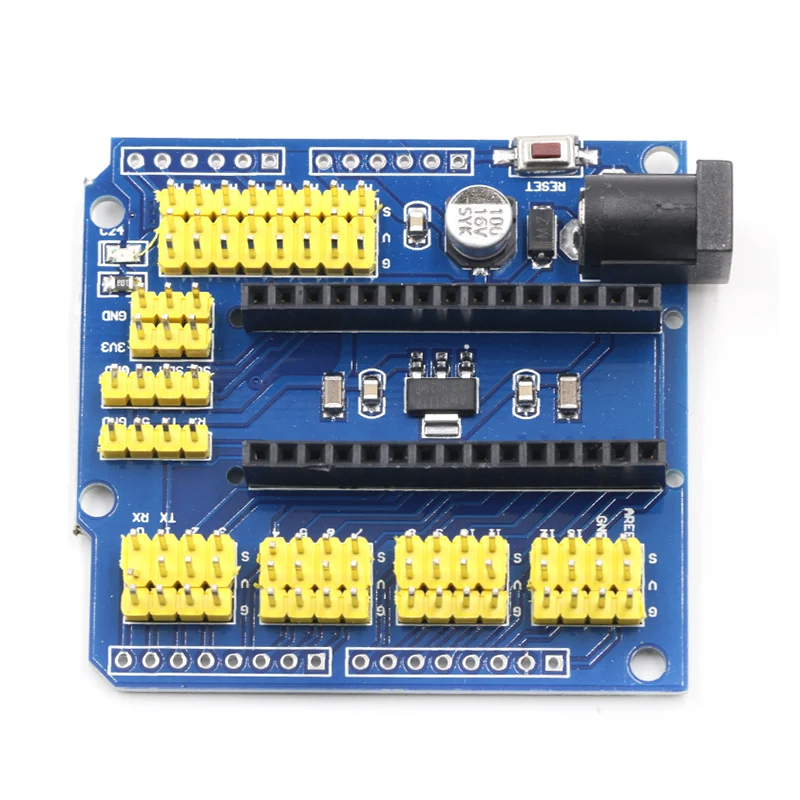 Плата совместимая с контроллером NANO I/O датчик расширения Shield Module для Arduino UNO R3 Nano