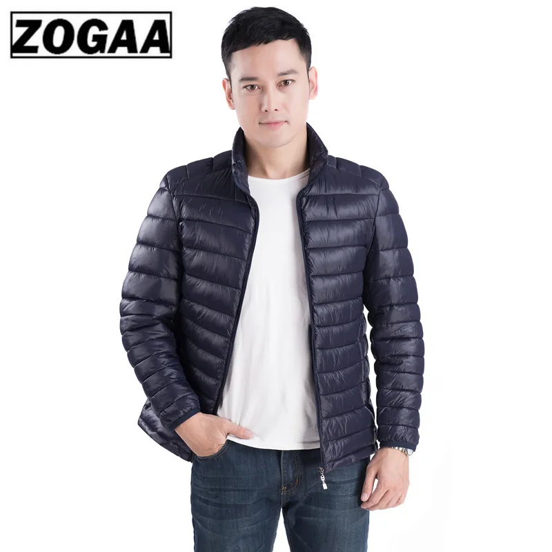 ZOGAA мужская одежда из хлопка зимняя новая пуховая Высококачественная куртка