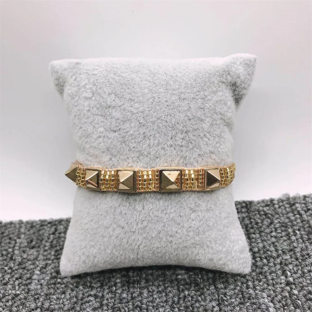 Фото ZHONGVI 2021 мужские браслеты панк Миюки браслет для женщин Pulseras Mujer Новая мода браслет ювелирные изделия ручной работы подарок для девушки оптов... №3