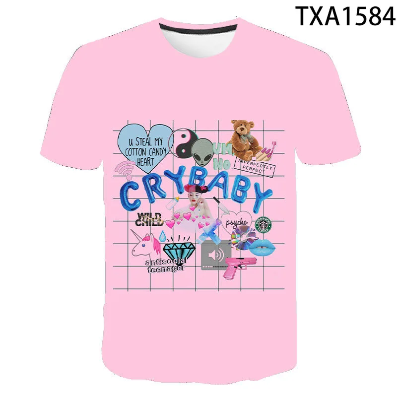 

2021 New Summer Melanie Martinez 3D Printed T-shirt Men Women Children Cool Tee Tops Male Streetwear Cool T Shirt Boy Girl Kids