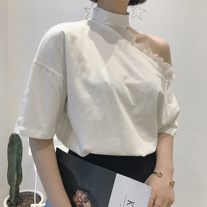 Женские топы и блуза с кружевными вставками ZCWXM весна 2020 | Женская одежда