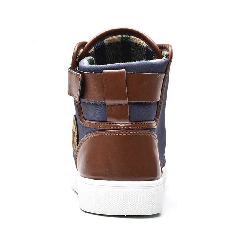 2021 новая модная обувь с высоким берцем для мужчин парусиновая мужская