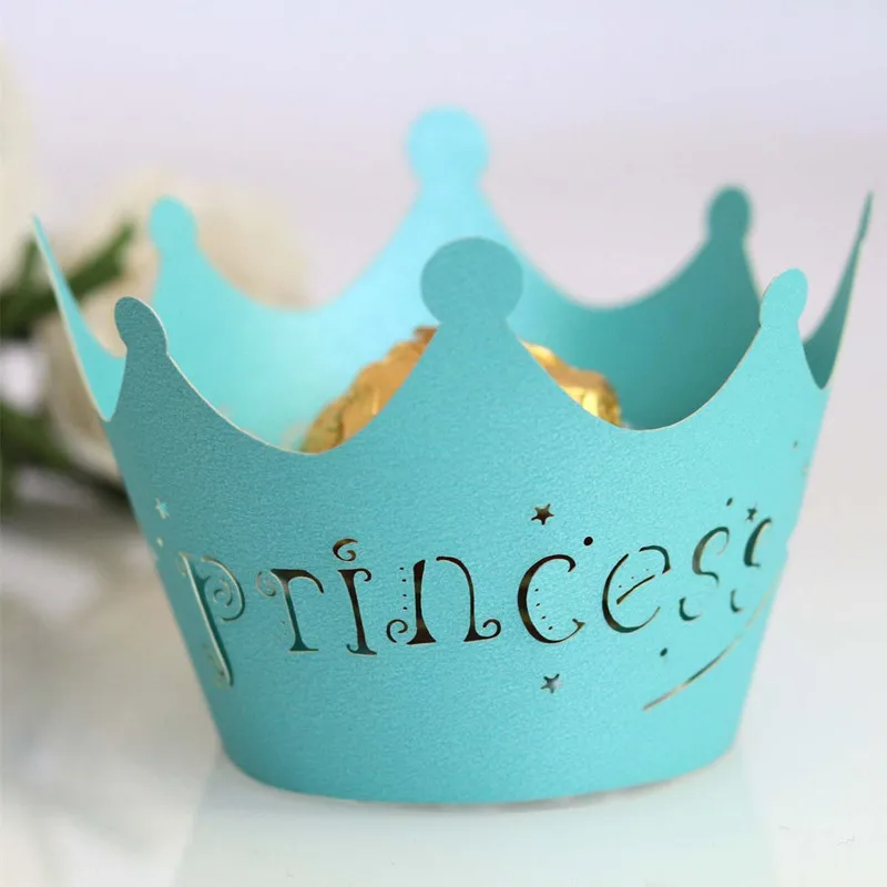 24 шт. розовая обертка для кексов Подарочная коробка с Луной торт/упаковочная