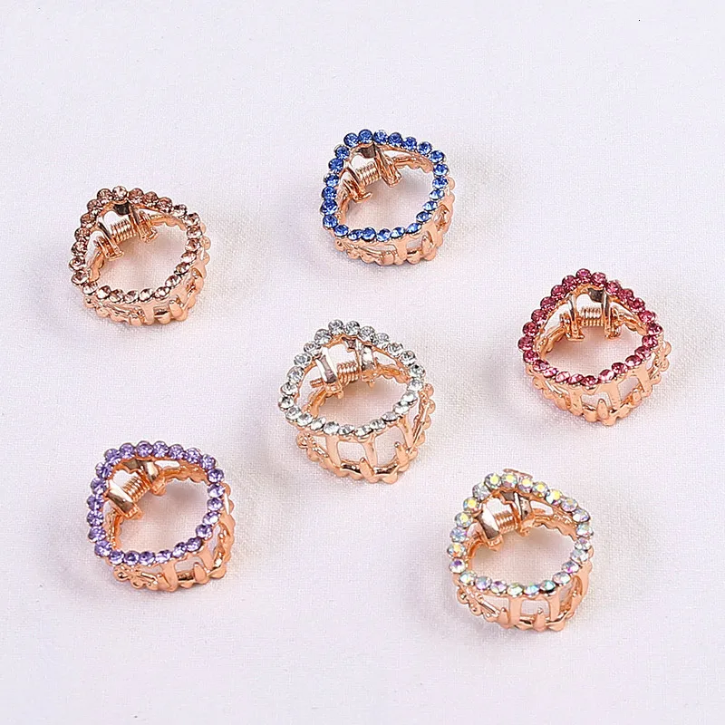 Модные стразы Шпилька для женщин металлические геометрические выдалбливают