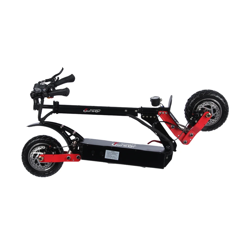 TOURSOR 52V2400W двойной привод складной Escooter|Электросамокаты| |