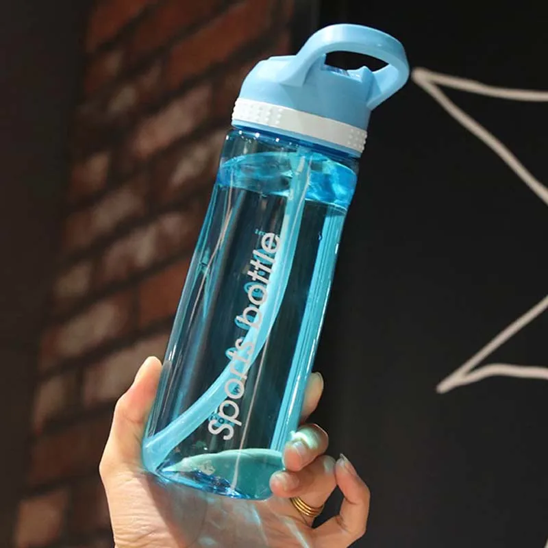 4 цвета Спортивная бутылка для воды Sippy безопасная пластиковая фитнеса школы йоги