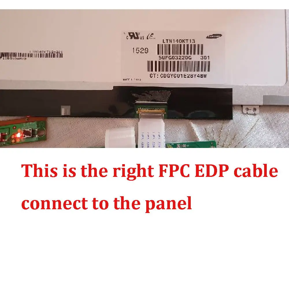 Светодиодная панель контроллера EDP LCD для телефона/401/402 дюйма 15 6 х1080 30 контактов