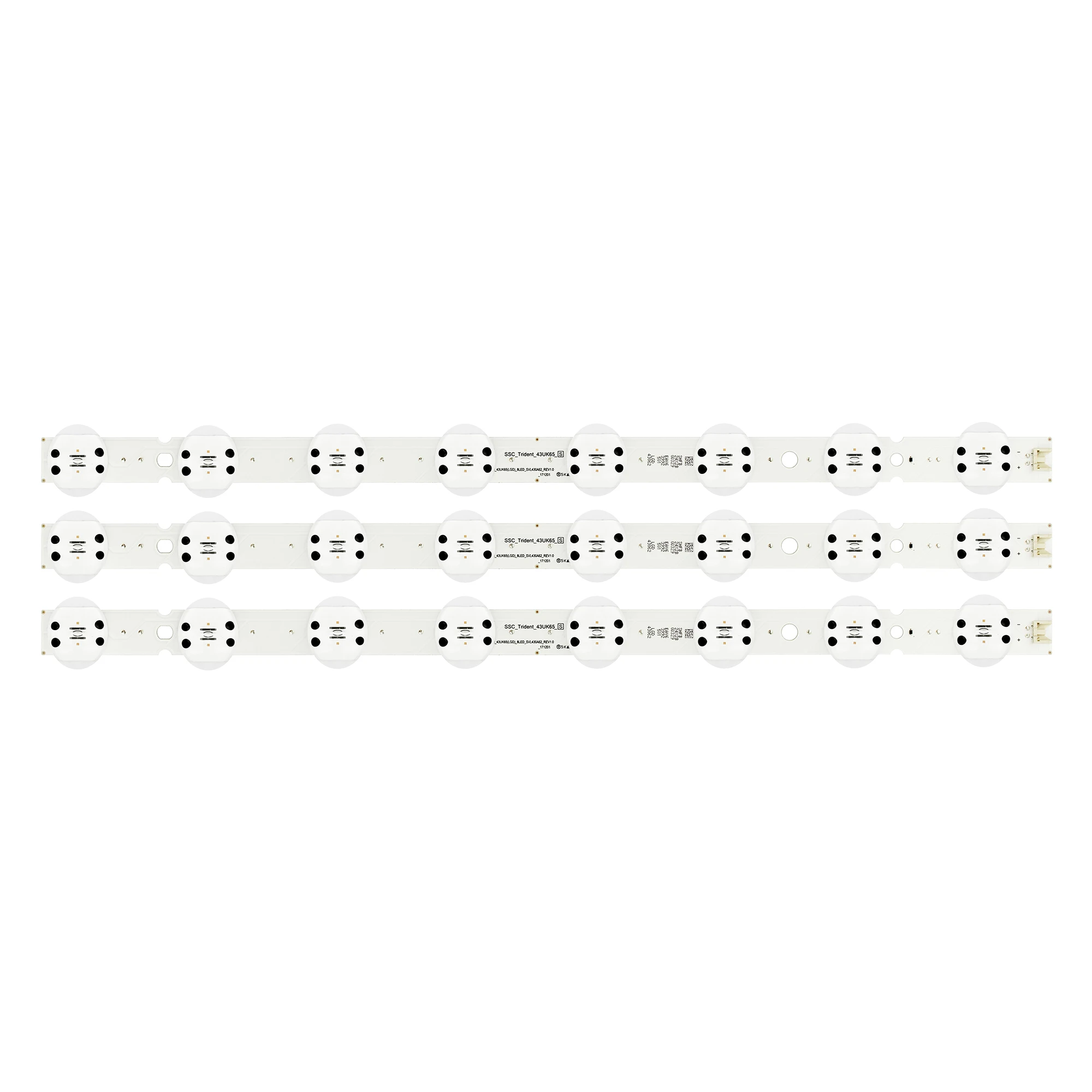 Светодиодный подсветка полосы для LG 43UK6520 43UK6510 43UK6500 43UK6750 43UK6510PSF 43UK6520PSA HC430DQG-SLUR-A14X LGD43062 SVL430A62