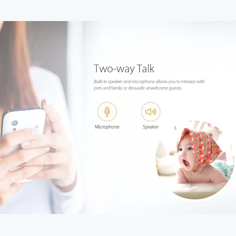 Dahua IMOU 4MP IP камера двухсторонняя аудио WiFi сеть wiFi сетевая домашний монитор $ M