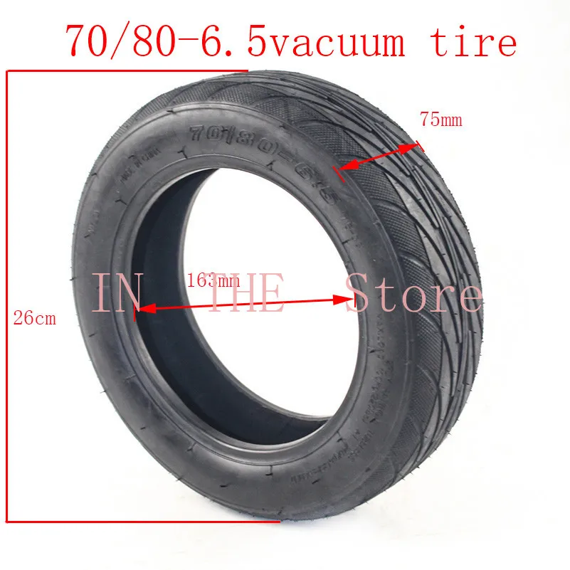 

Scooter Accessories 70/80-6.5 vacuum tyre for Xiaomi fat 9 Xiaomi electric balance car Puls 10 inch Tubeless vacuum tires