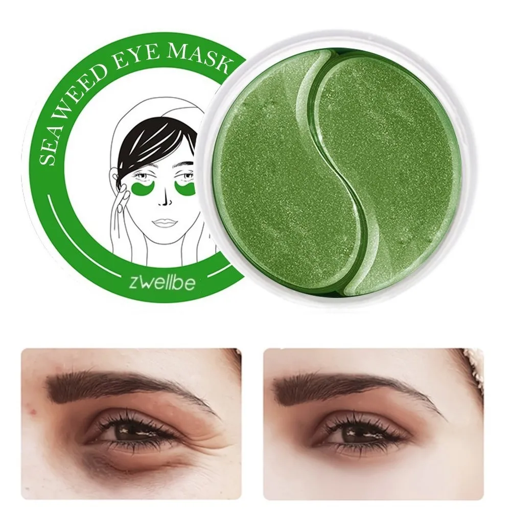 60 шт. = 30 пар коллагеновая маска от темных кругов Отбеливающая увлажняющая для