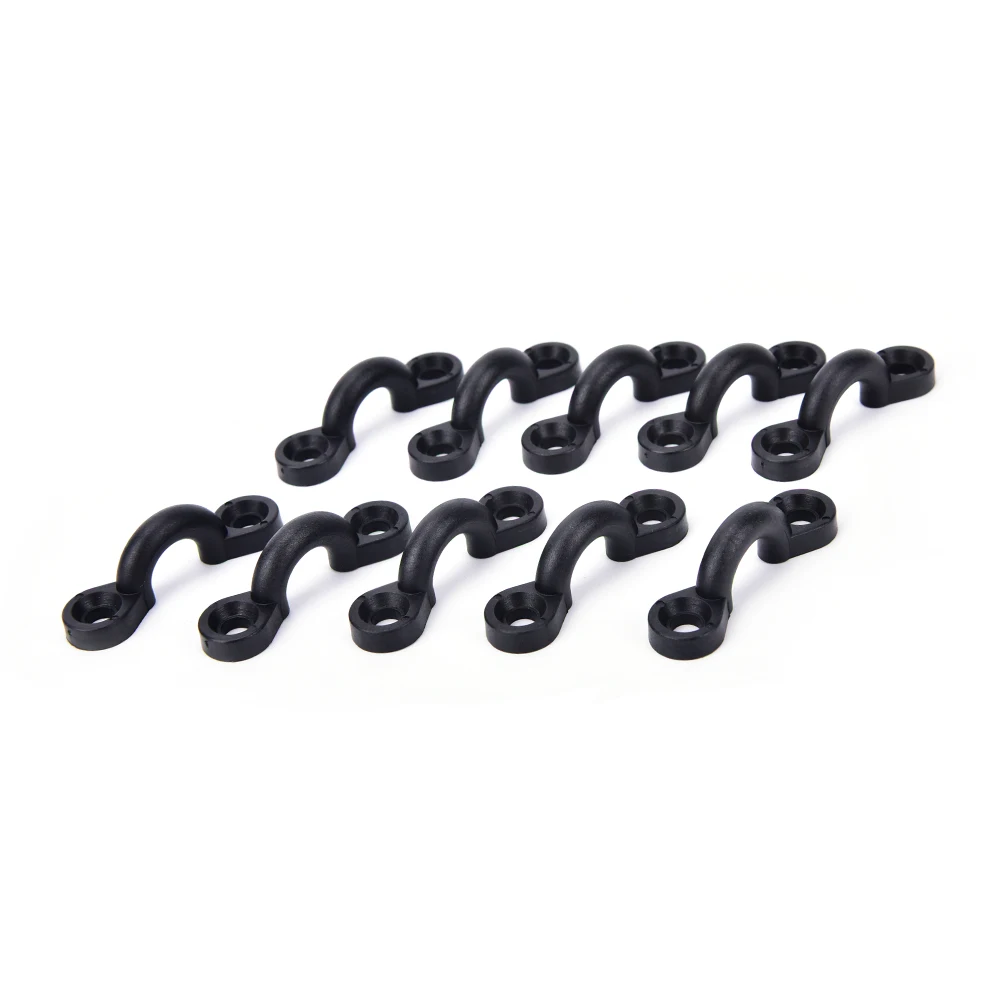 10pcs Bungee Nylon Deck Loops Tie Down Pad Eye for Boat Kayak Rigging Kit without screws | Спорт и развлечения