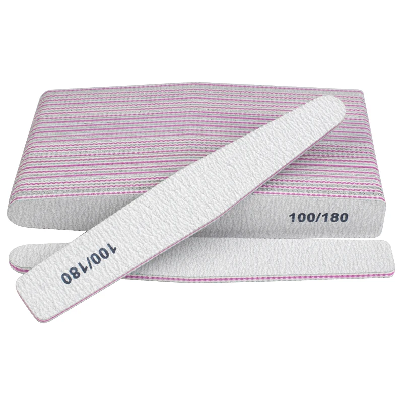 25 шт./лот серый наждачная бумага наклеки для ногтей Полировка и Шлифовка Файлы