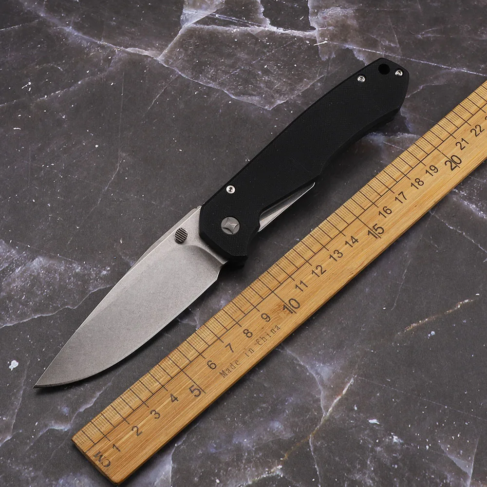 

8CR13MOV Blade G10 + Steel Handle Tactical Outdoor Camping Hunting Fishing Pocket Knife