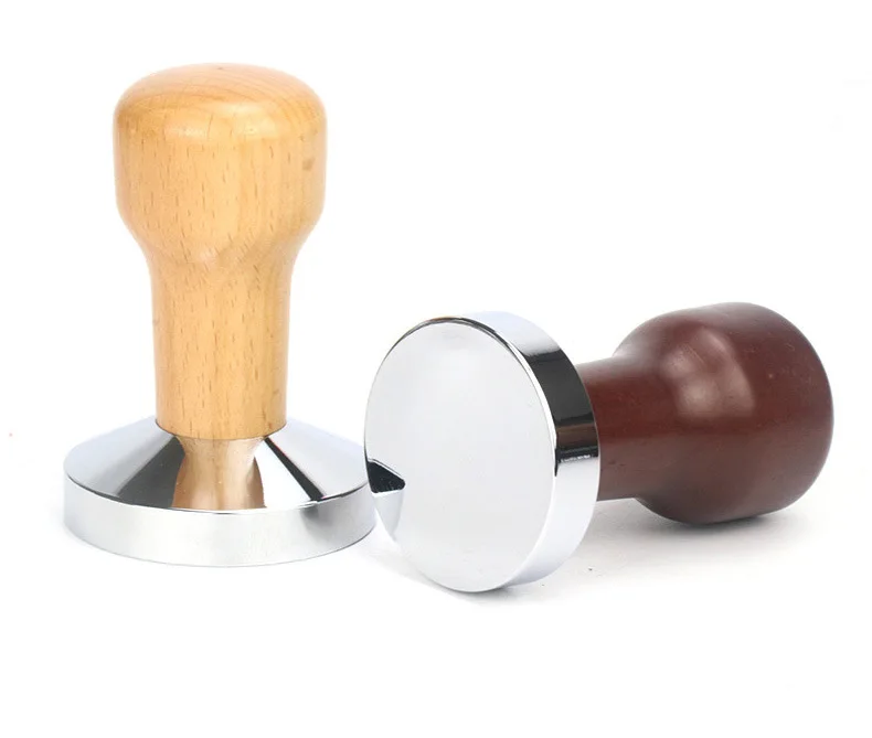 

Stainless Steel Home Reusable Coffee Tamper Press Hammer 53mm 58mm Plastic Handle 51mm 49mm Espresso Pressure Coffee Accessorie