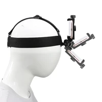 portable universal head strap mount headband holder with clip holder for your mobile phone smartphone volg accessories