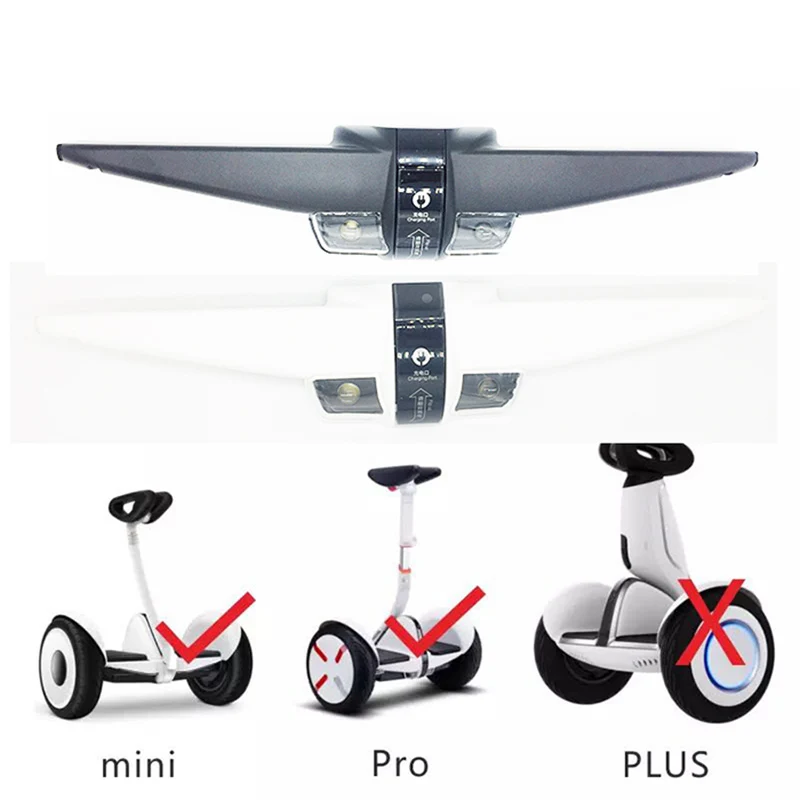 Передняя фара в сборе для Ninebot S Scooteer MiniPro задний светодиодный фонарь черный белый