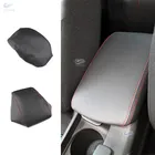 Автомобильные аксессуары, подлокотник с центральным управлением из кожи и микрофибры, наклейка на обложку для Peugeot 308, 2012, 2013, 2014, 2015, 2016