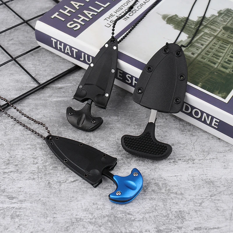 

Knife Mini Tool Multifunctional Mini Hanging Necklace Knife Protable Outdoor Camping Knife Rescue Survival Tool Tea