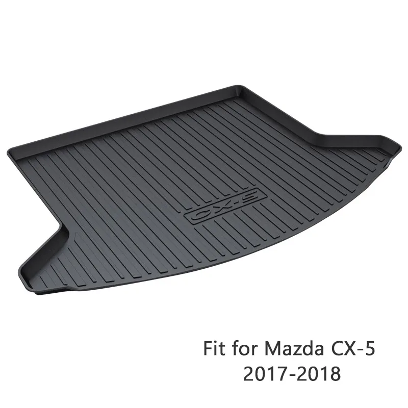 

For Mazda CX-5 KF 2017 2018 Styling Boot Liner Waterproof Carpet Anti-slip Mat Accessories 1Set Car Cargo Rear Trunk Mat