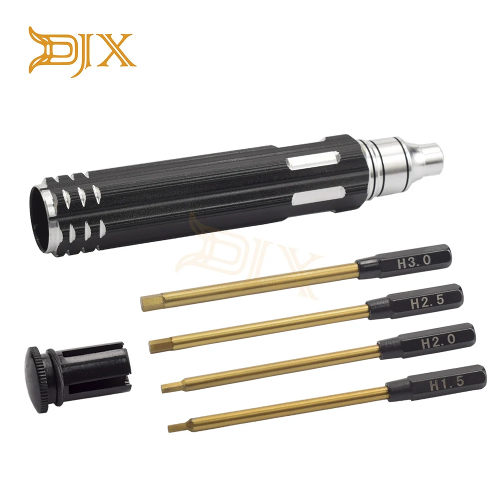 DJX 4 в 1 5/2 0/2 5/3 0 мм Шестигранная отвертка Ремонт Радиоуправляемый набор