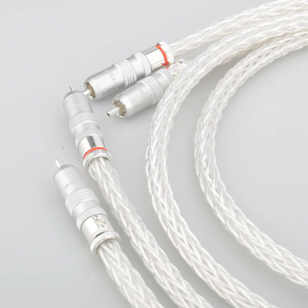 Аудиокабель 8AG RCA аналоговый кабель для подключения аудио видео удлинитель OCC