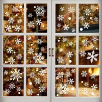 christmas ornaments color christmas window stickers white snowflake wall stickers shop window dress up seamless window stickers