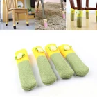 4 шт.: мебельные ножки рукав цветочный ножка стола Носки ножка стула чехлы защитные приспособления для пола, мультяшный стиль, не скользят по трикотажные носки Носки для декора стен