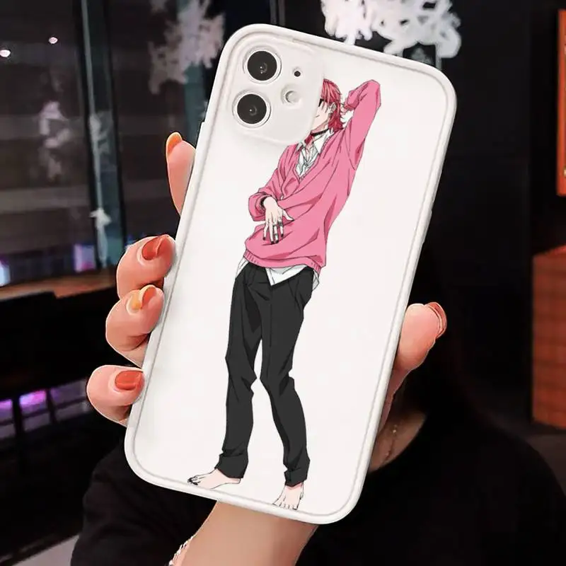 

Anime Yarichin b Club Pink love Phone Cases Matte Transparent for iPhone 7 8 11 12 s mini pro X XS XR MAX Plus cover funda