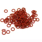 10шт Red силиконовые уплотнительное кольцо OD 10  80 мм уплотнительное кольцо Еда Класс резиновый провод Dia 2,433.54 мм