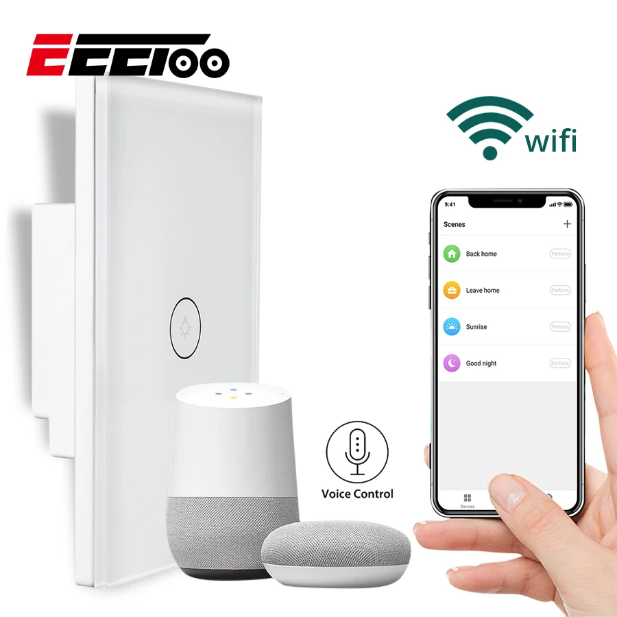 Настенный выключатель беспроводной сенсорный светильник для светодиодных ламп