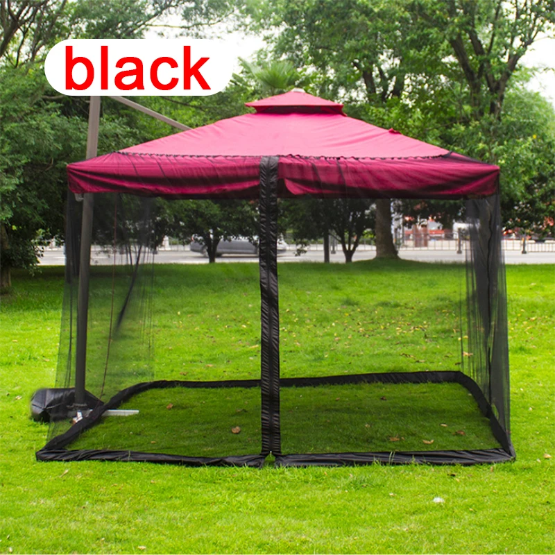 

Outdoor Mosquito Net Umbrella Home Bed Roman Umbrella Cover Safe Mesh Netting Mosquito Insect Net Double-door Umbrella Tent