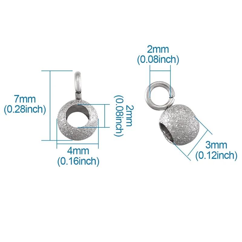 Круглые Бусины Из Нержавеющей Стали 100 7 мм 9 304 шт.|Ювелирная фурнитура и